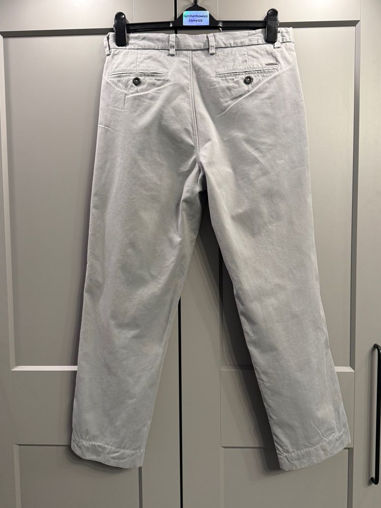 DKNY Mens Grey Cotton Trousers 4