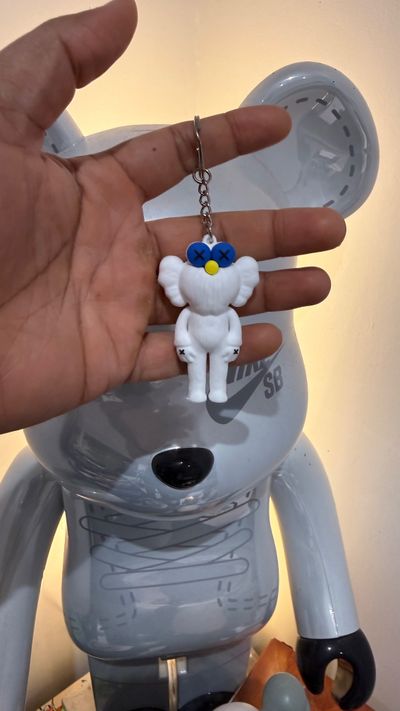 White Hype Keychain Figure