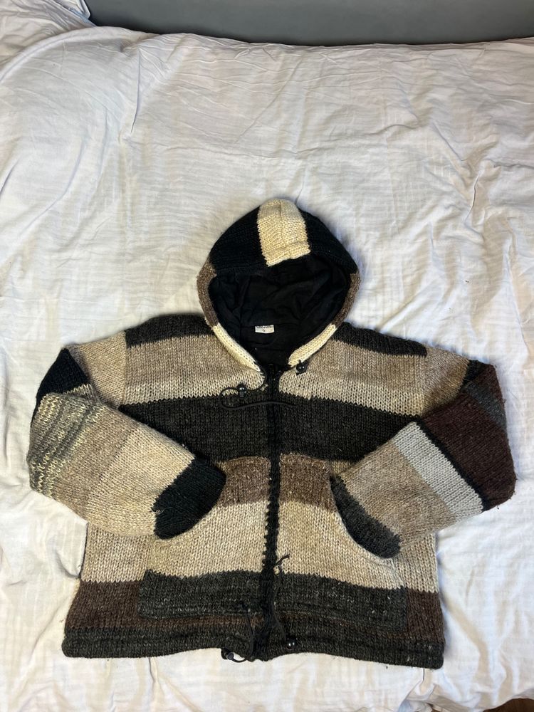Other Striped Wool Hooded Jacket product image