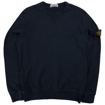 S/S 18 Stone Island Crewneck Sweater - Navy