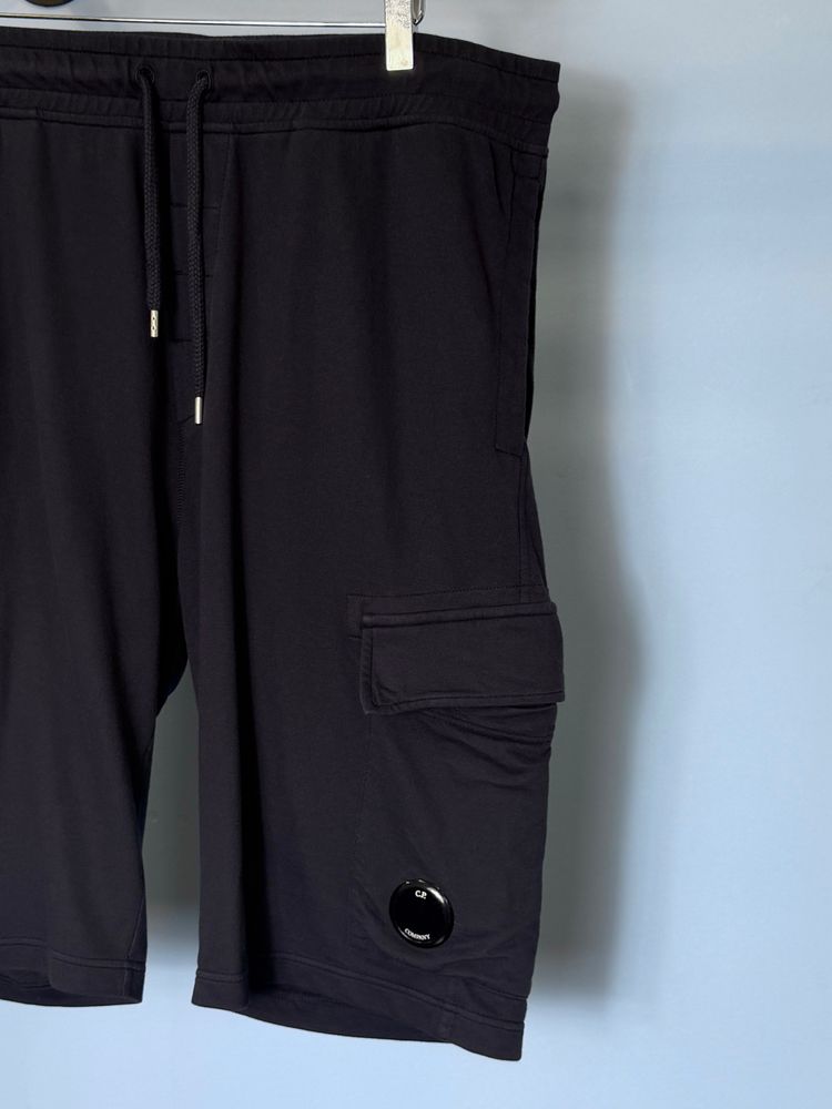 XXL C.P. Company Navy Blue Cargo Jogger Shorts 38W image 3