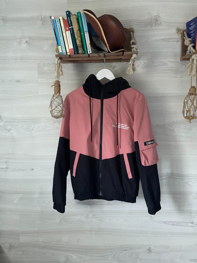Other Color Block Zip-Up Hoodie product image