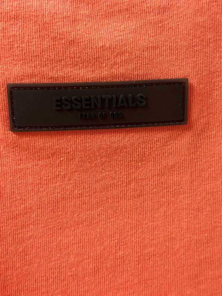 Fear Of God Essentials Coral Shorts And T-Shirt Set obraz 9