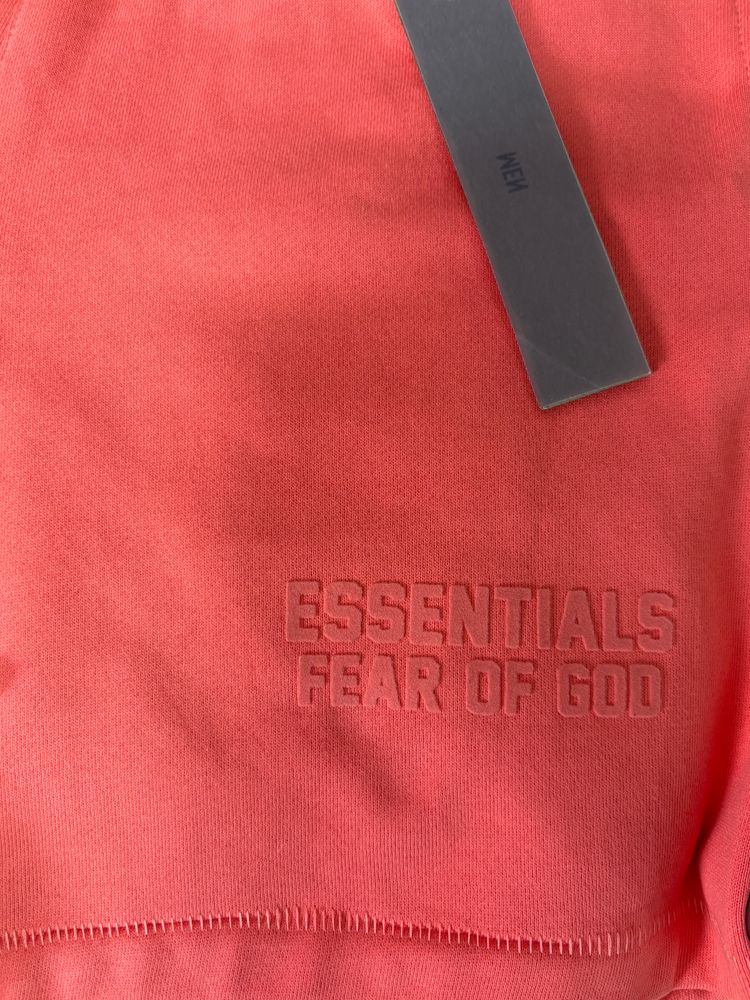 Fear Of God Essentials Coral Shorts And T-Shirt Set obraz 4