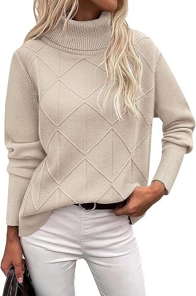 Immagine di Beige Turtleneck Sweater 2