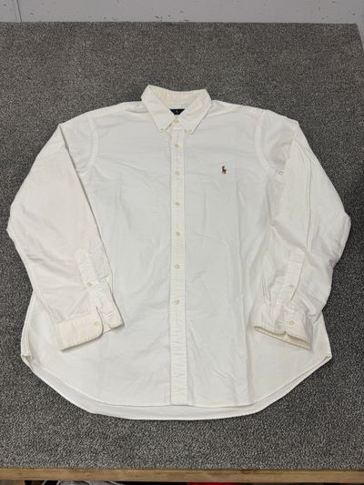 Ralph Lauren White Button-Up Shirt