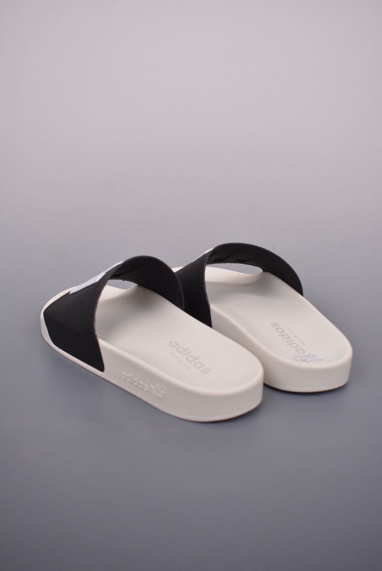 Adidas Black And White Slide Sandals image 4