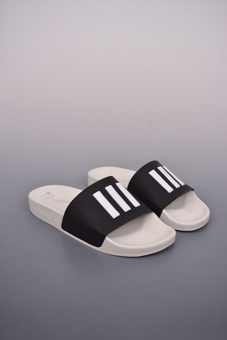 Adidas Black And White Slide Sandals image 5