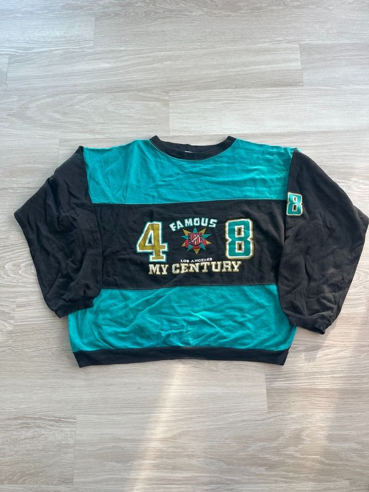 Other Color Block Sweatshirt With Text And Numbers product image