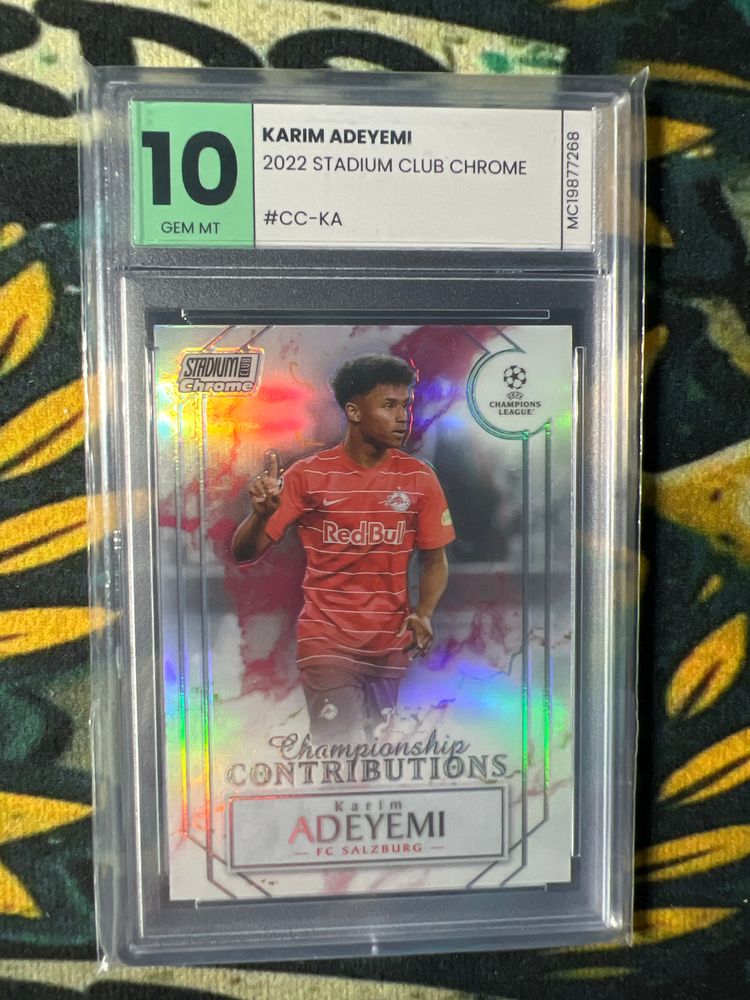 Karim Adeyemi 2022 Stadium Club Chrome Trading Card