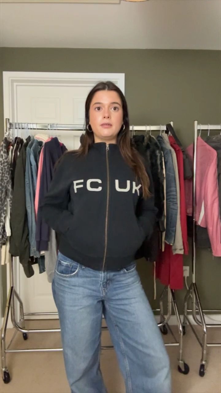 Other fcuk navy zip  product image