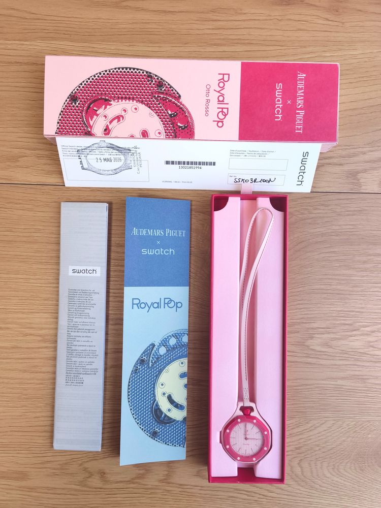 Audemars Piguet X Swatch - Royal Pop - Otto Rosso.