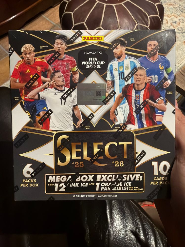 Panini Select Road To Fifa World Cup 2022-2023 Trading Cards Mega Box image 1