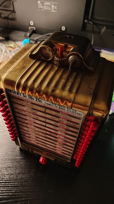 Wurlitzer Model 1250 Jukebox With Original Manual and a Wallbox 3020 10