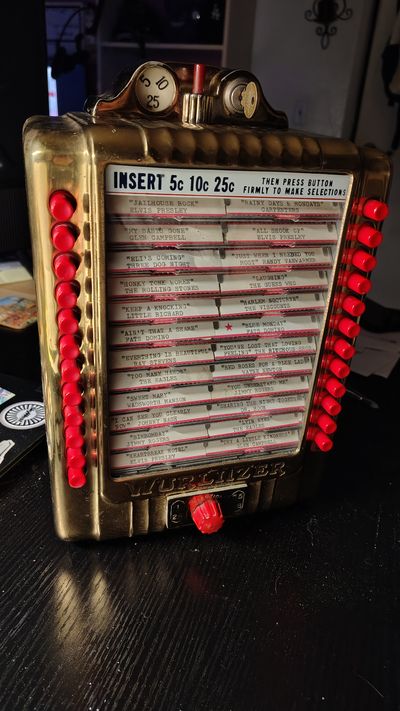Wurlitzer Model 1250 Jukebox With Original Manual and a Wallbox 3020 9