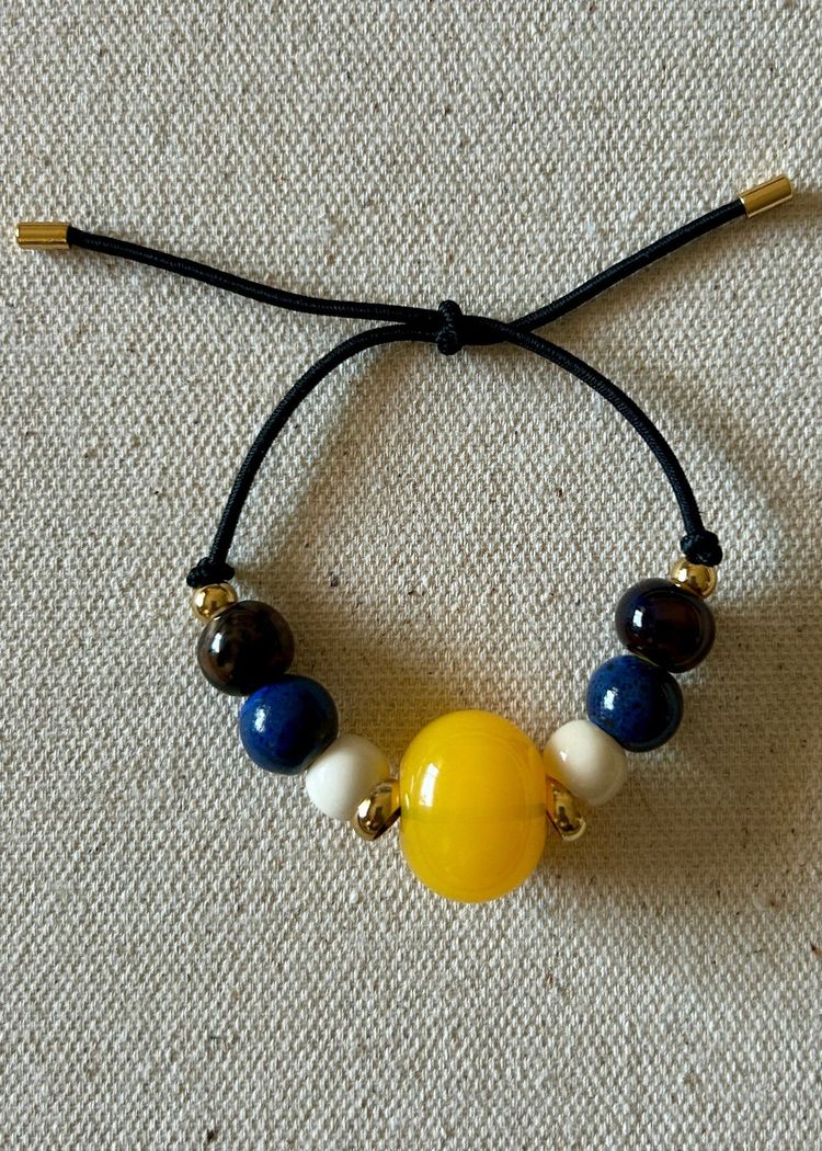 Pulsera Elastic egg yellow obraz 3