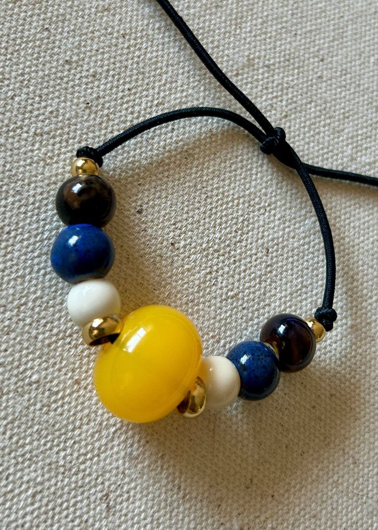 Pulsera Elastic egg yellow