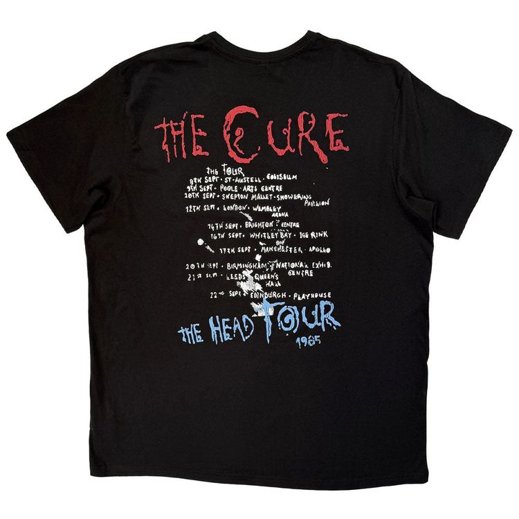 The Cure The Head Tour 85 Premium Carbon T Shirt image 2