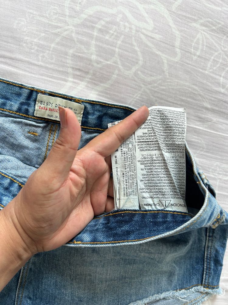 Zara Basic Denim Shorts 8