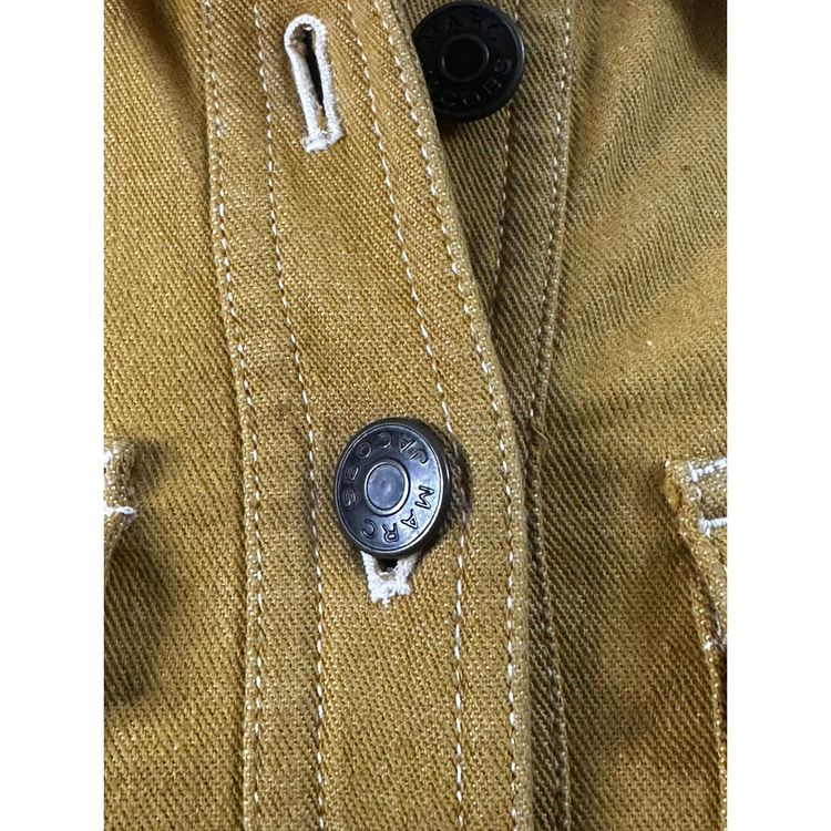 Marc by Marc Jacobs Mustard Yellow Utility Shirt Dress image 5