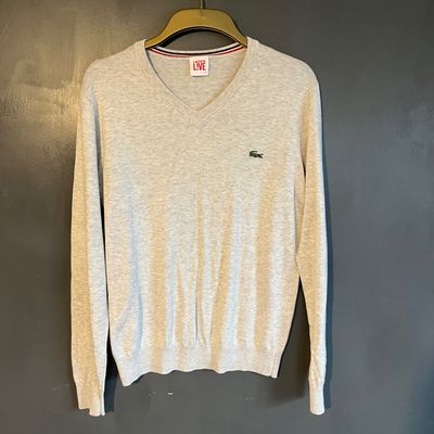 Lacoste L!VE Size S V-neck Sweater