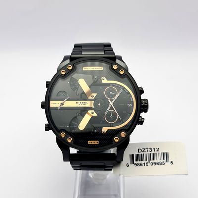 Diesel DZ7312 Mens Watch Stainless Steel Black With Gold Dial 1