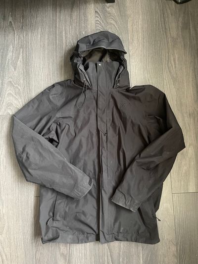 Black Goretex North Face Raincoat