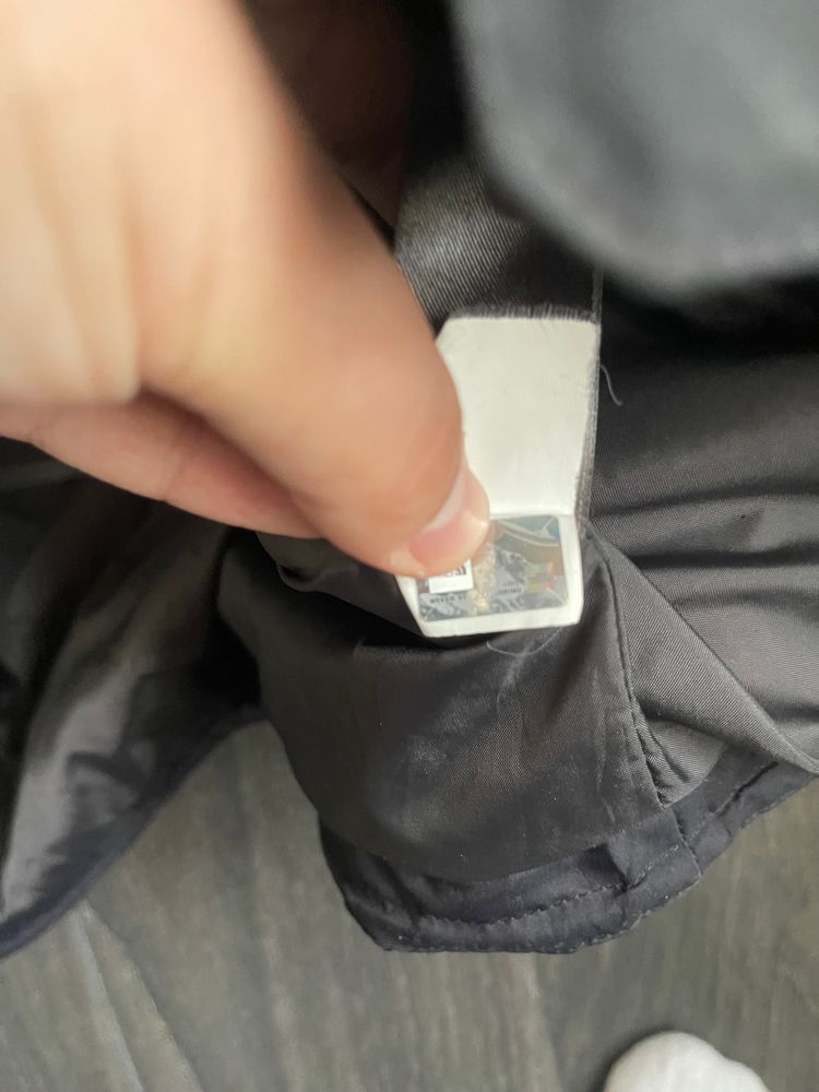 Black Goretex North Face Raincoat image 5