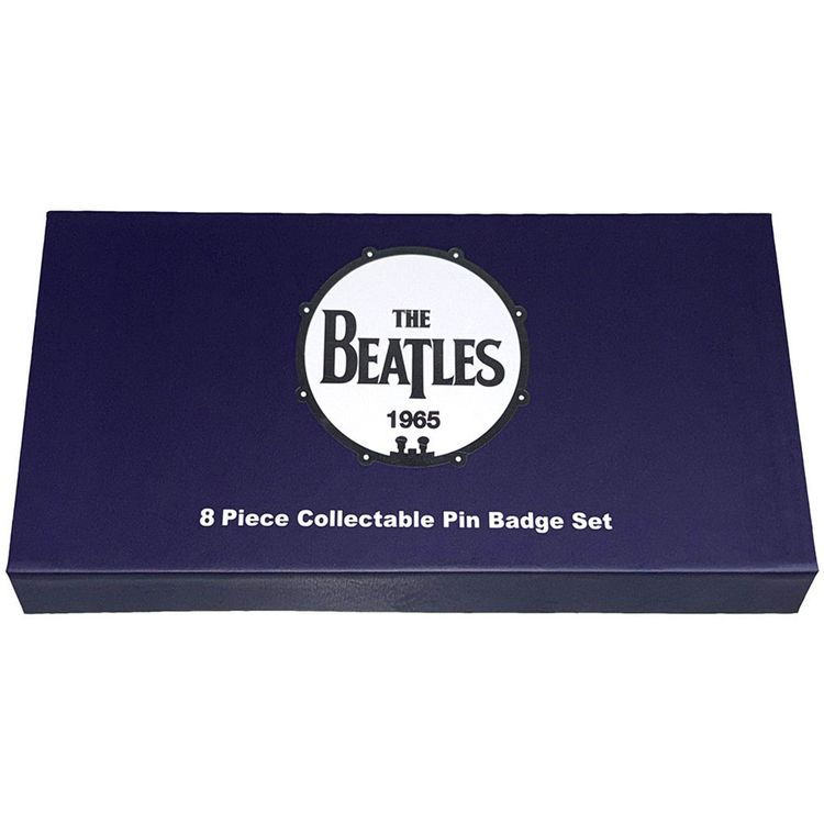 Official licensed The Beatles Metal Pin 8 Badge Set 4