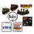 Official licensed The Beatles Metal Pin 8 Badge Set 5