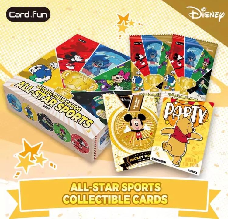 x1 Disney Cardfun all star sports booster
