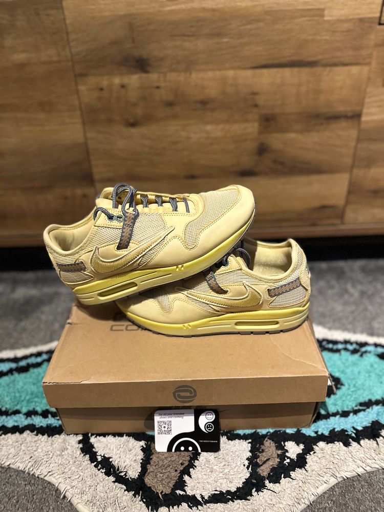 Nike air max 1 “Travis Scott Cactus Jack Saturn Gold” U.K. 8 imagen 2
