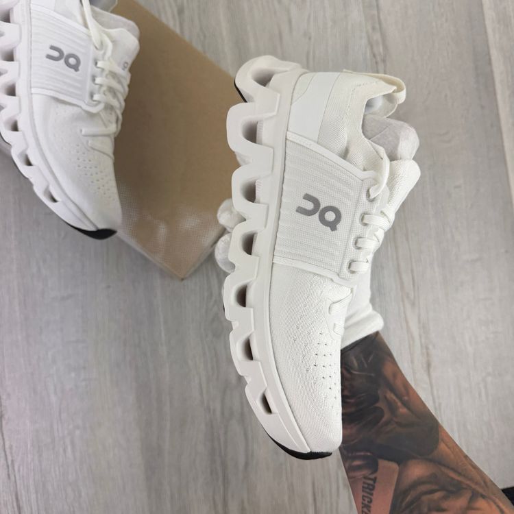 On Running Cloudswift 4 All White Trainers image 8