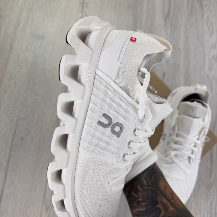 On Running Cloudswift 4 All White Trainers image 2