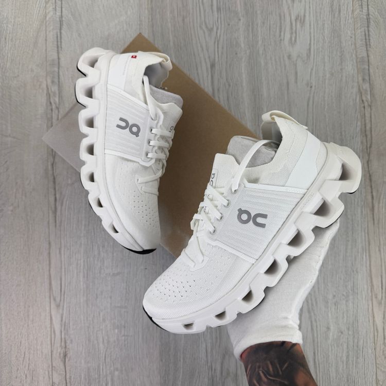 On Running Cloudswift 4 All White Trainers image 5