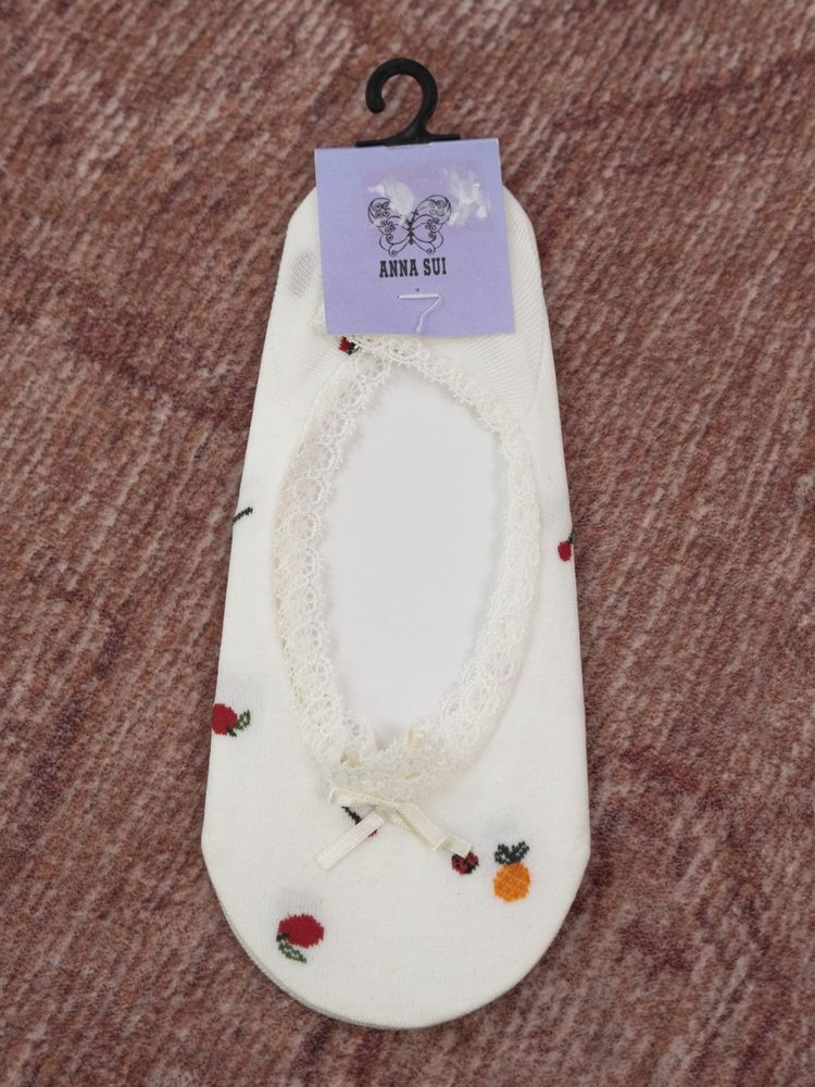 ANNA SUI FRUIT PATTERN SOCKS