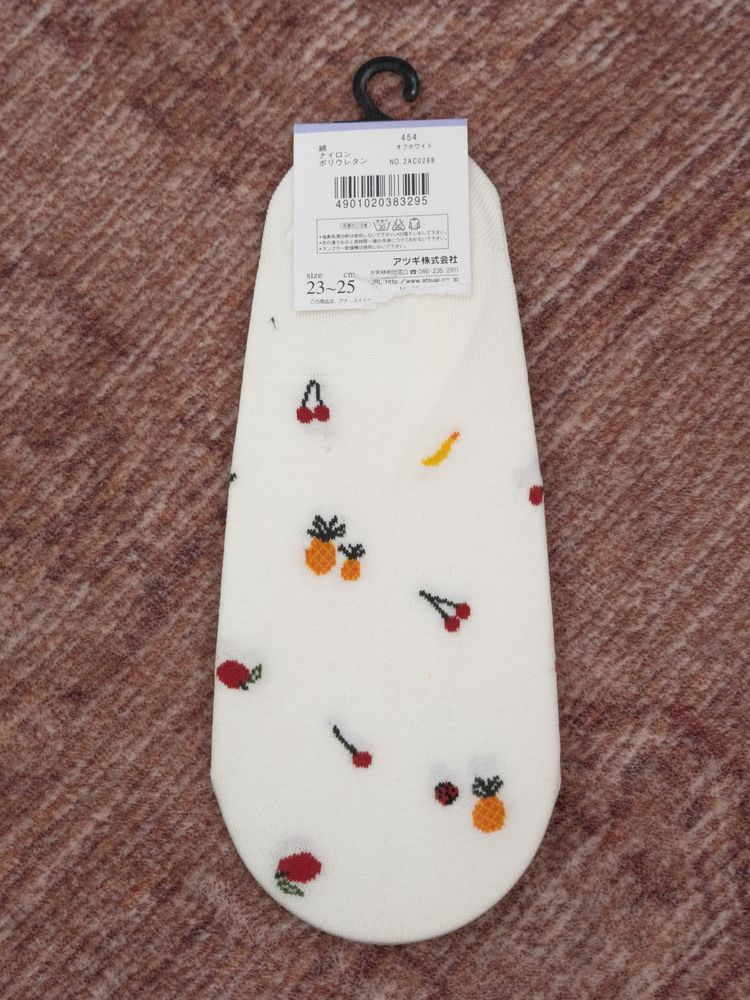 ANNA SUI FRUIT PATTERN SOCKS 4