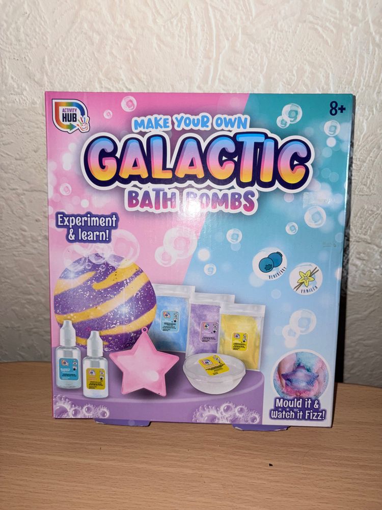 Make Your Own Galactic Bath Bombs Kit - New image 1