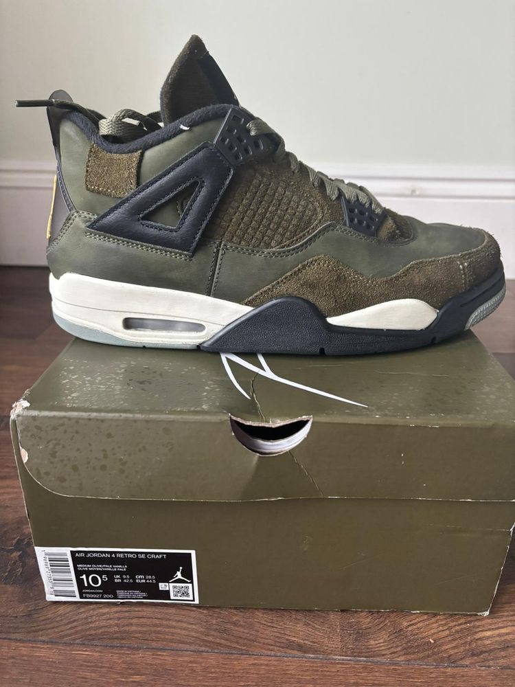 Olive Green And Black Sneaker