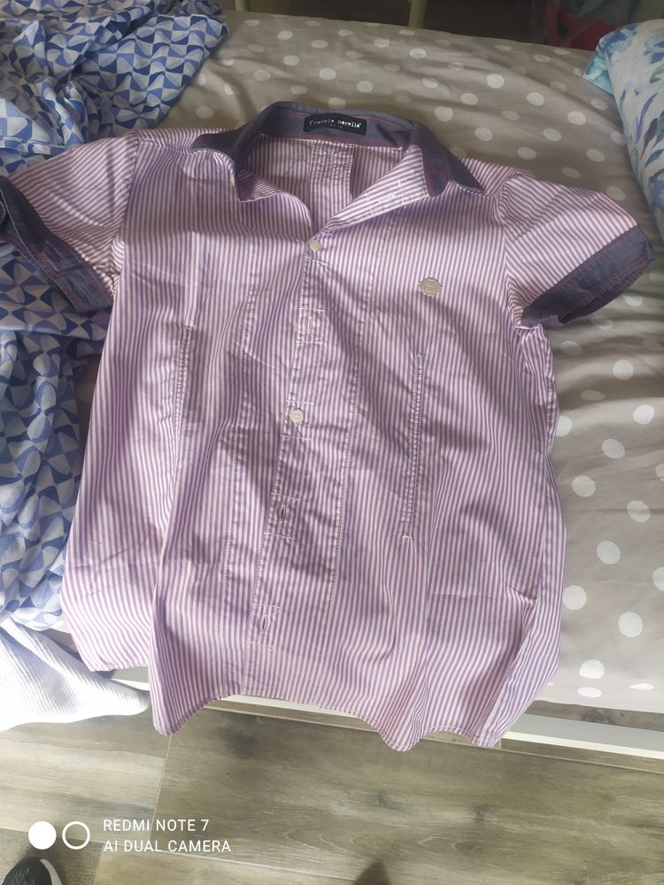 Frankie Morello Frankie Morello Striped Short Sleeve Shirt product image