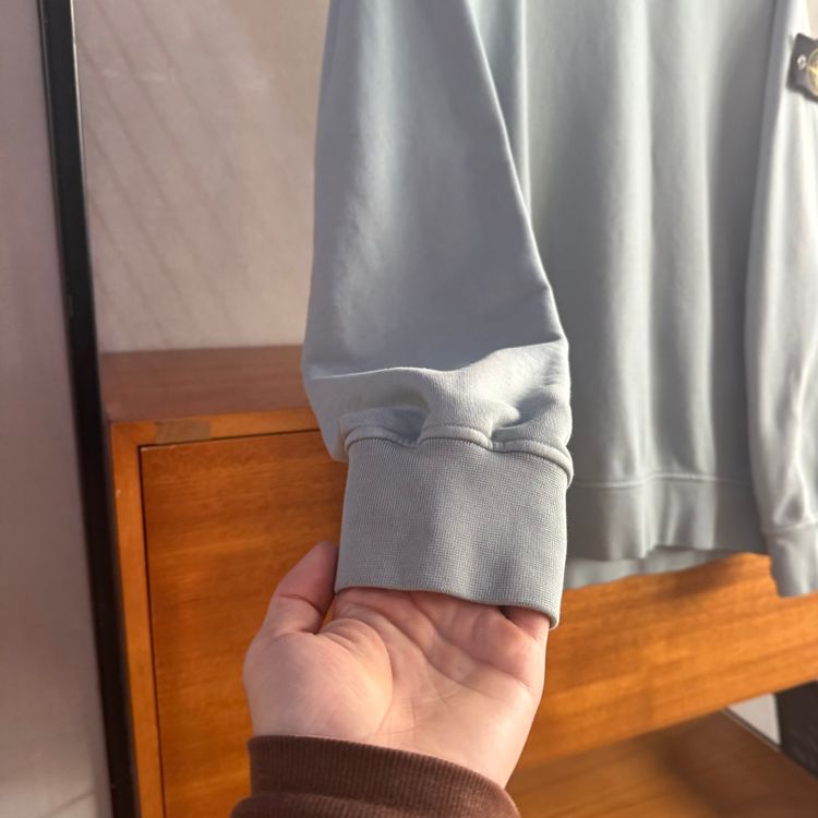 Stone Island Crewneck Sweatshirt | Dusty Blue | XL  23.5 P2P (approx) obraz 4