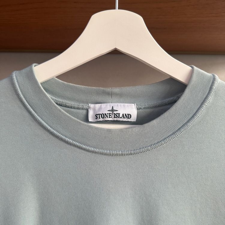 Stone Island Crewneck Sweatshirt | Dusty Blue | XL  23.5 P2P (approx) obraz 2