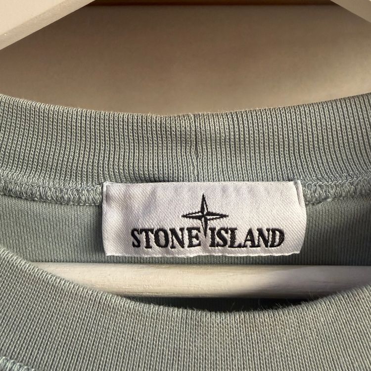 Stone Island Crewneck Sweatshirt | Dusty Blue | XL  23.5 P2P (approx) obraz 8