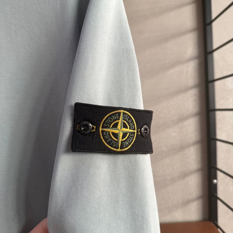 Stone Island Crewneck Sweatshirt | Dusty Blue | XL  23.5 P2P (approx) obraz 3