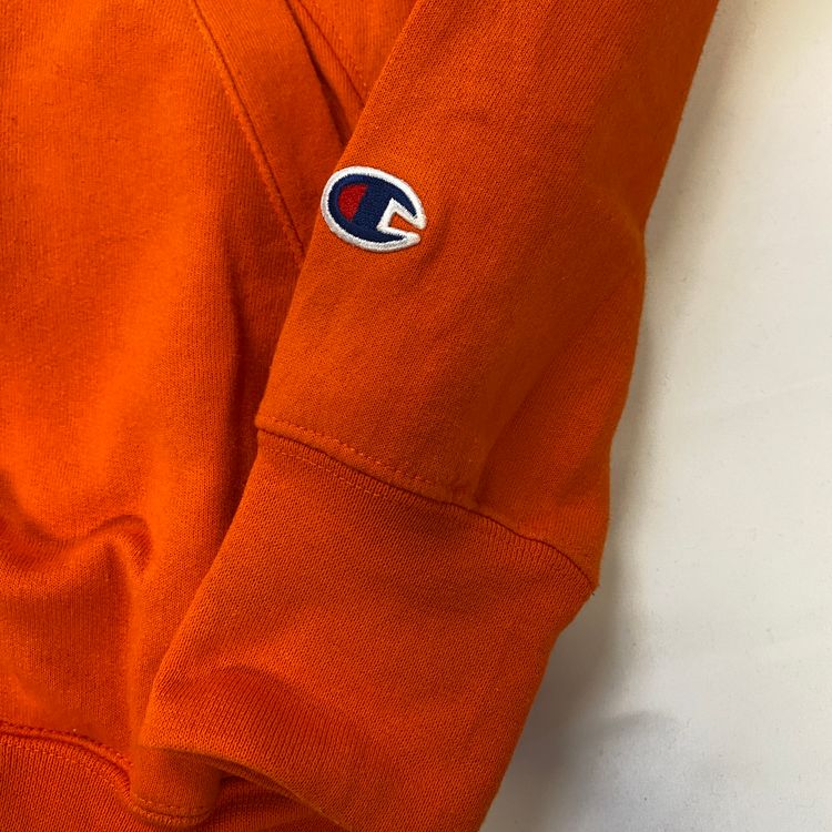 Champion Orange Illinois Illini Quarter Zip Sweatshirt (XS) 🍊 imagen 5