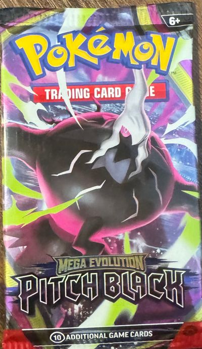 Pokémon Trading Card Game Mega Evolution Pitch Black Booster Pack