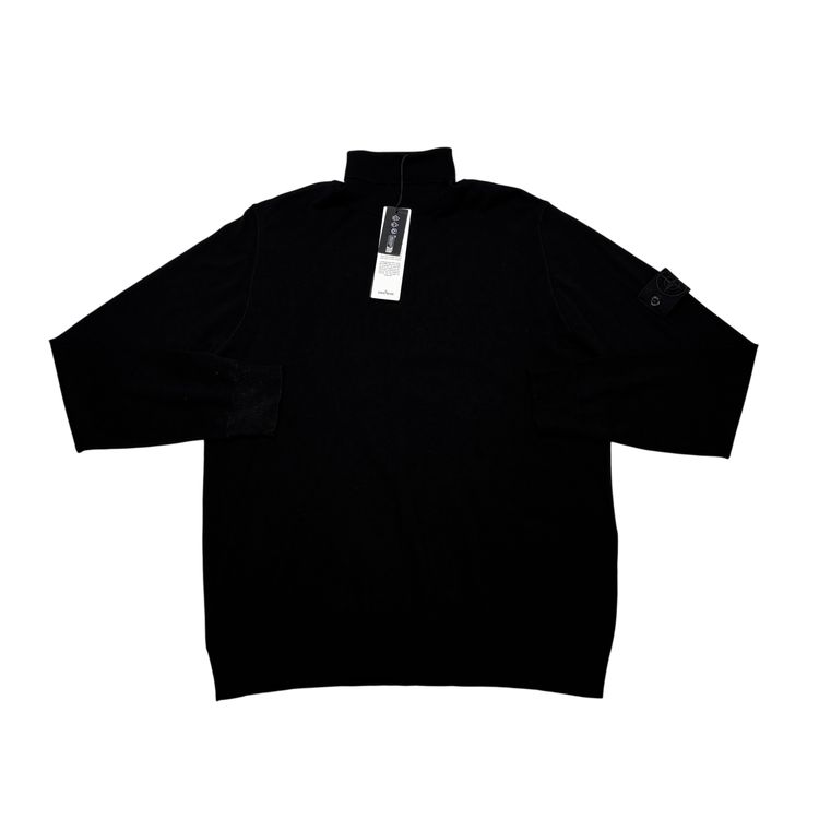Stone Island Black Ghost Piece Turtle Neck Jumper