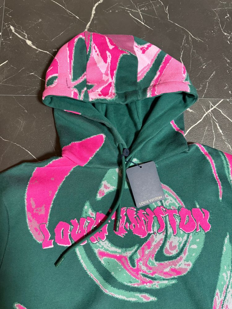 Immagine di Felpa con cappuccio e logo Louis Vuitton 3