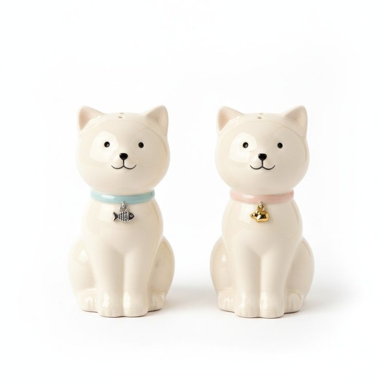 CAT Ceramic Cat Salt and Pepper Shaker Set product image