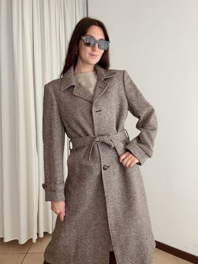 Cappotto da uomo marrone M 4